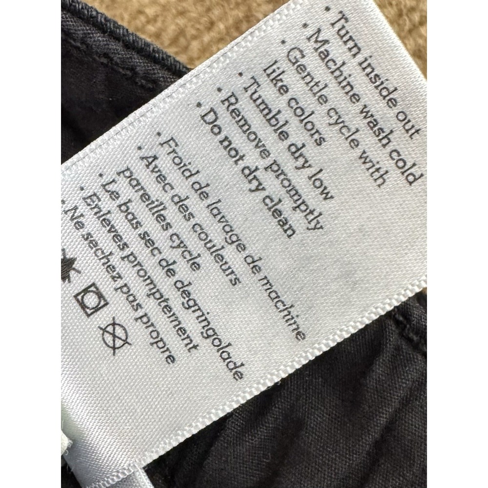 PAIGE Skyline Skinny Jeans Women's 27 Black Mid Rise Stretch Made in USA - Picture 12 of 15